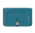 Hermes Dogon Wallet, &pound;395, Accessories, Blue, Leather, Front view